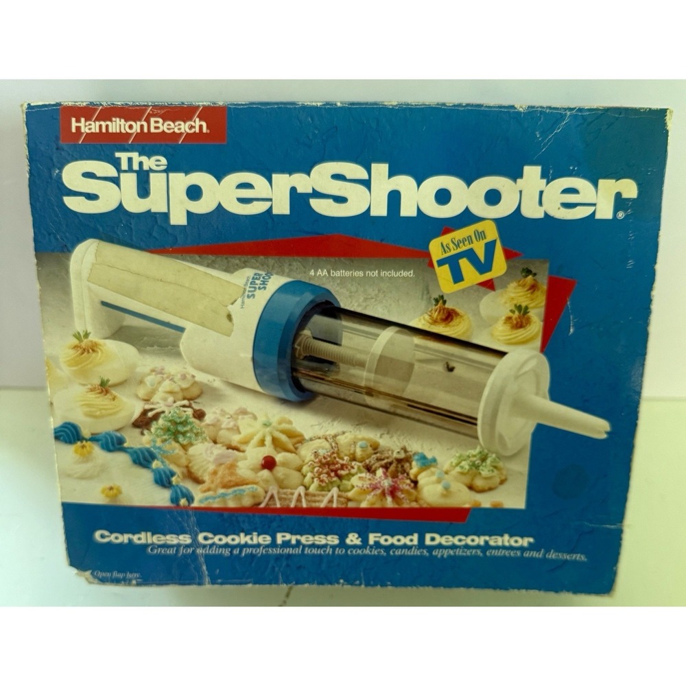 Hamilton‎ Beach Super Shooter Cordless Cookie Press And Food Decorator VTG NIB
